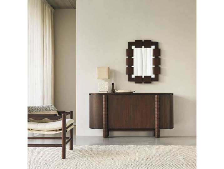 Sideboard Leandro aus Mindiholz 160 - Braun