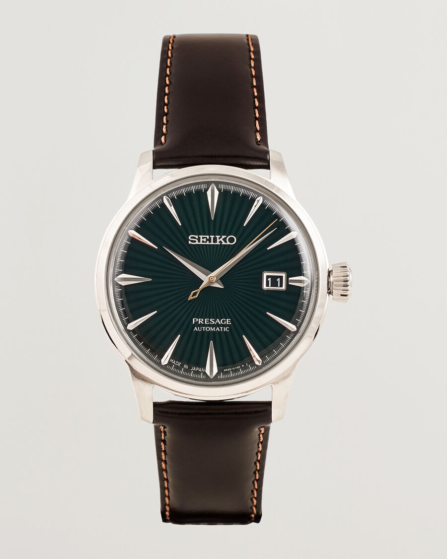 Seiko Presage Automatic Leather 41mm Green Dial men One size Grøn
