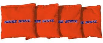 Skip's Garage Boise State University Broncos Orange Cornhole Bags