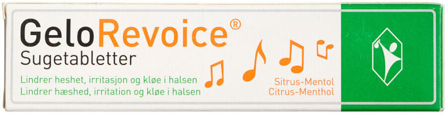 Gelorevoice Sugetabletter Citrus-Menthol Medicinsk udstyr 20 stk