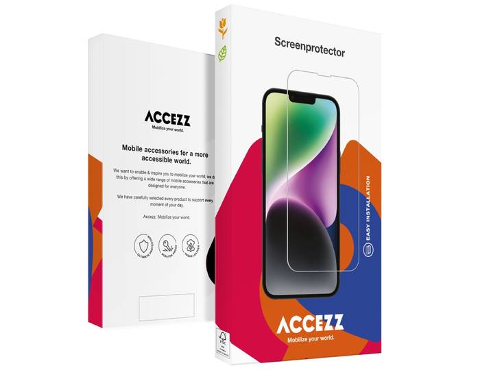 Accezz Gehard Glas Screenprotector Samsung Galaxy A35 / A55 Smartphone screenprotector Transparant