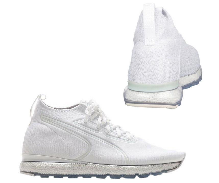 Puma Jamming evoKNIT Heren Veterschoenen Sok Stijl Wit 190629 06 B86C
