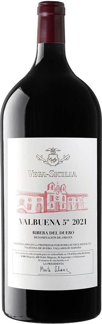 Valbuena 5º Vino tinto 2021 Vega Sicilia Ribera del Duero Imperial.