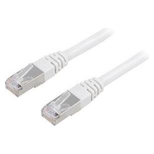 Deltaco FTP Cat6 0.5m Netzwerkkabel Weiss 0,5 m (F/UTP, CAT6, 0.50 m) (STP-60V)