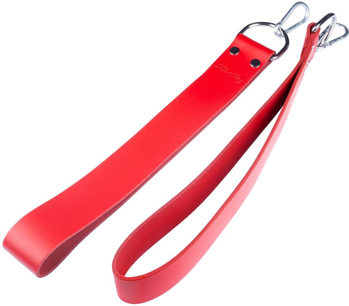 Mr Sling Lot de 2 supports Pieds pour Sling en Cuir Rouge