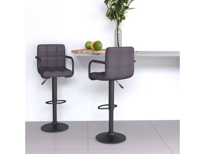 SALE 2026  Tabouret/Chaise de bar Taupe - Tabourets de bar lot de 2 taupe tissu PRO687914824