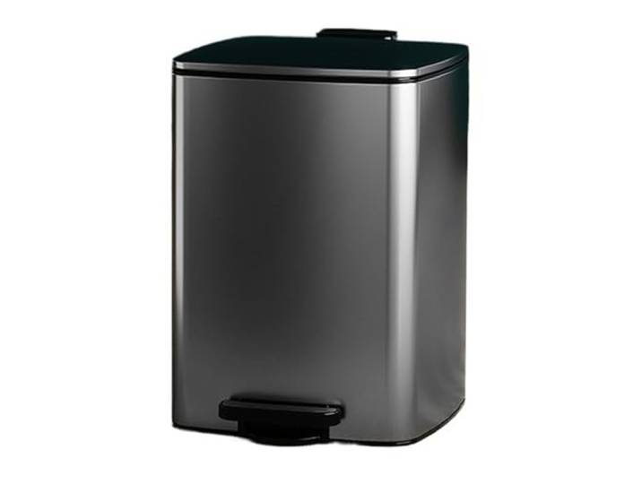9bbhfJw4R Haushaltsmülleimer Freisprech-Mülleimer, Stufenabfalleimer Mit Inneneimer(Schwarz,10L)