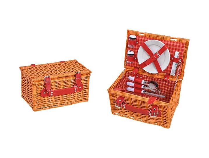 Aufbewahrungsbox, rot (rot, braun), B:30cm H:16cm, Aufbewahrungsboxen, Aufbewahrungsbox