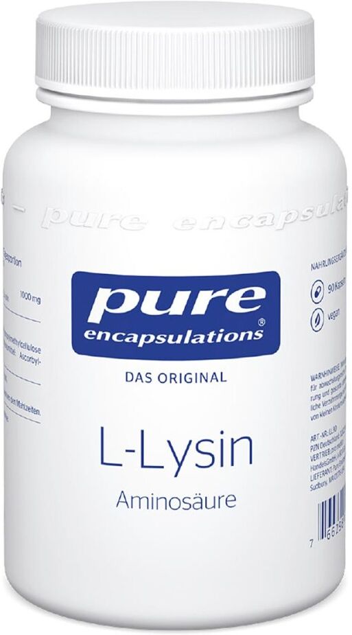 Pure Encapsulations L-Lysin Kapseln