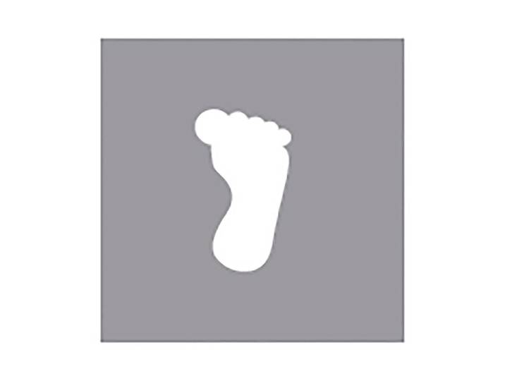 Rayher Motivstanzer Fuss 1.6 cm