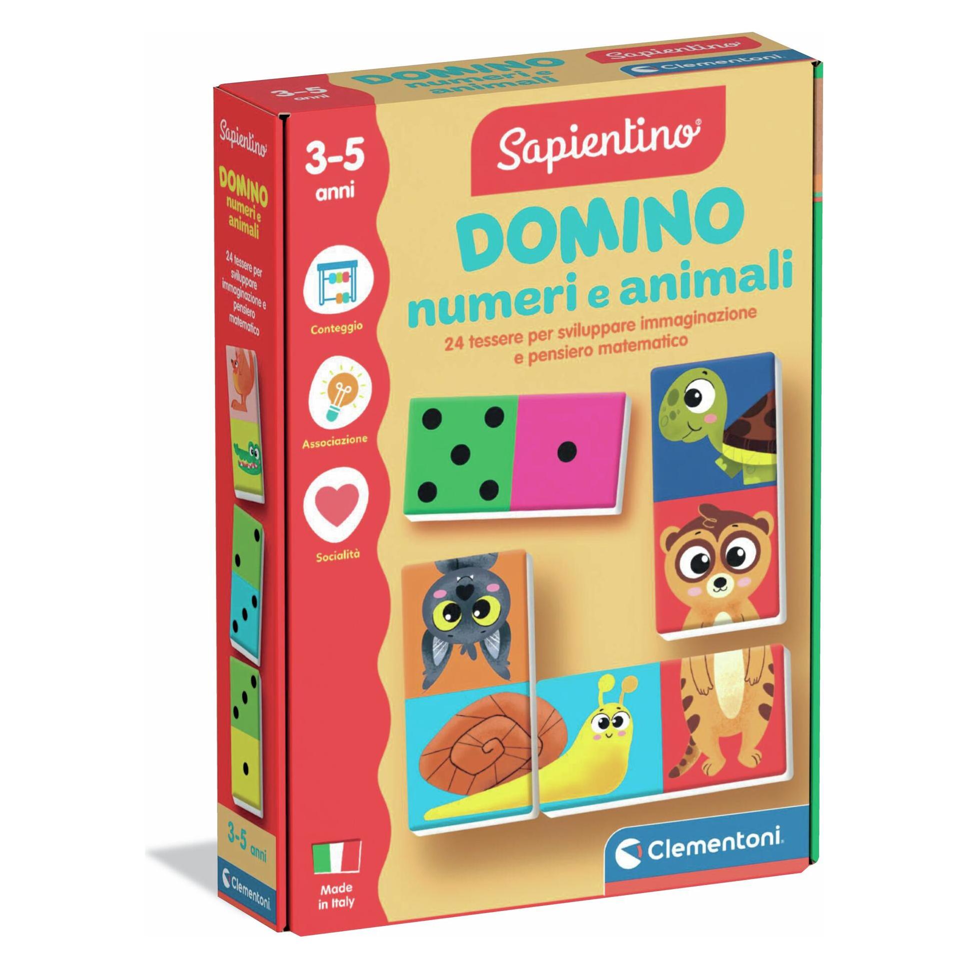 Clementoni Domino Numeri e Animali (Deutsch) (56496422)