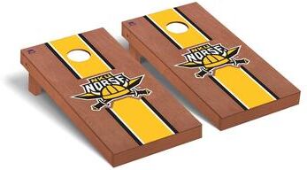 Skip's Garage Northern Kentucky NKU Norse Rosewood Cornhole Board Set