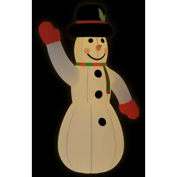 vidaXL Aufblasbarer Schneemann mit LEDs 805 cm