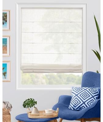 CHICOLOGY Cordless Roman Shades, Semi-Sheer