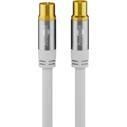 GOOBAY 70325 - Antennenanschlusskabel (IEC) (135 dB typ) 4x geschirmt, 10,0 m
