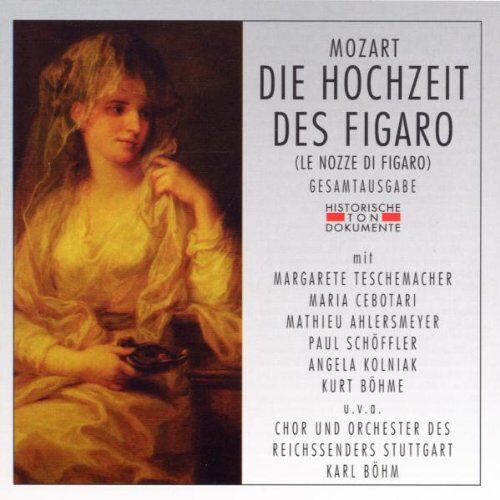Various - Mozart: Die Hochzeit des Figaro (Gesamtaufnahme) (Aufnahme Stuttgart 1938) - Preis vom 01.10.2026 17:08:56 h