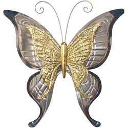 möbel direkt online Wanddekoration Butterfly goldfarben