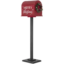 Bloomingville Santas Briefkasten Deko mit Standfuß, L26xH82xB18 cm