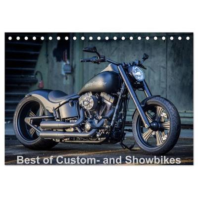Best of Custom- and Showbikes Kalender (Tischkalender 2026 DIN A5 quer), CALVENDO Monatskalender