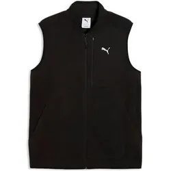PUMA Herren Freizeit / Mode Sommer GJ Jacken / Anoraks Jacken/Anoraks lg.Arm He/Uni PUMATECH Polarfleece Gilet, Größe S in Schwarz Schwarz