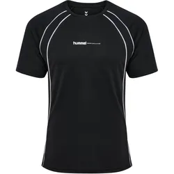 hummel, Herren, Sportshirt, Hmlpulse Training Print T-Shirt Ss (XXL), Schwarz