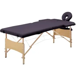 vidaXL, Massageliege + Massagestuhl, Faconia