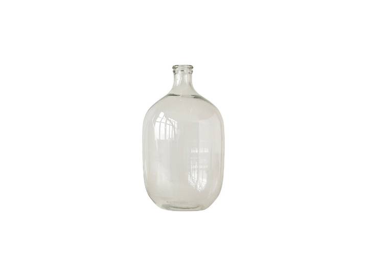 Bouteille en verre transparent, grosse, ronde - Bloomingville, Tu