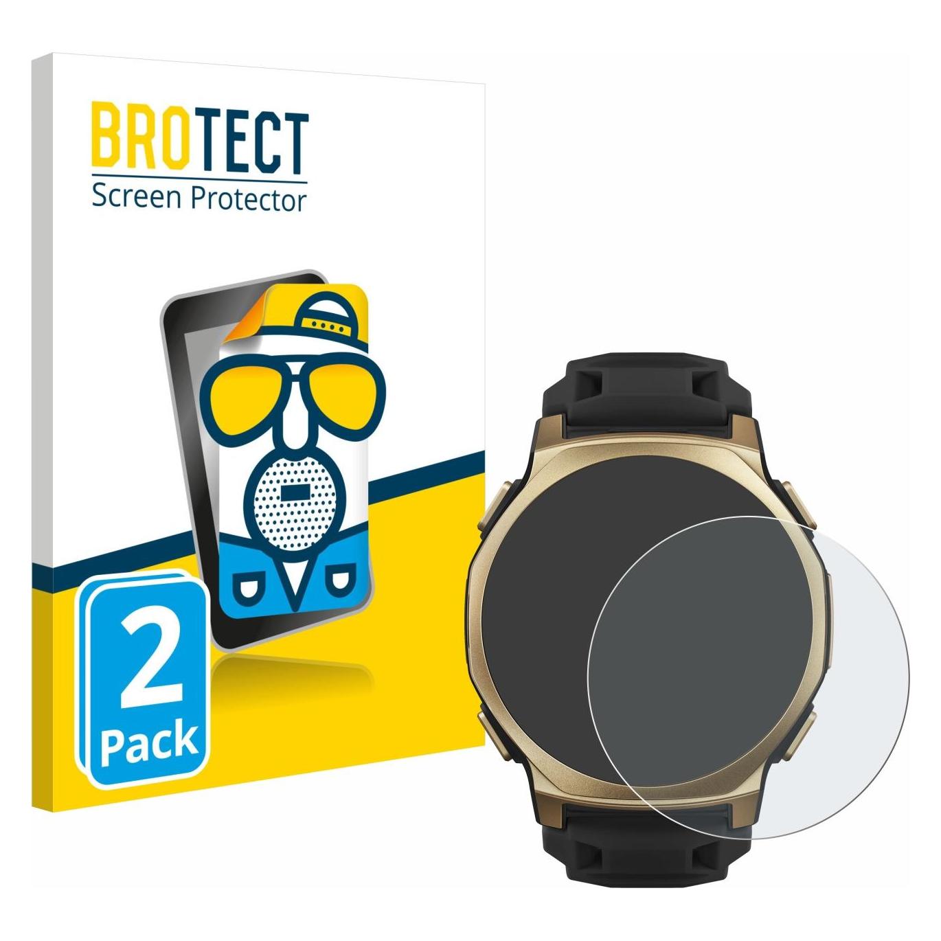 Brotect Entspiegelungsfolie für Huami Amazfit T-Rex 3 Pro (44 mm) Displayschutz Displayschutzfolie Folie (1960463)