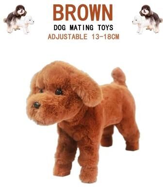 Inspired Finds Silicone Dog Companion Toy For Male Dogs With Suction Base brown Manual Small