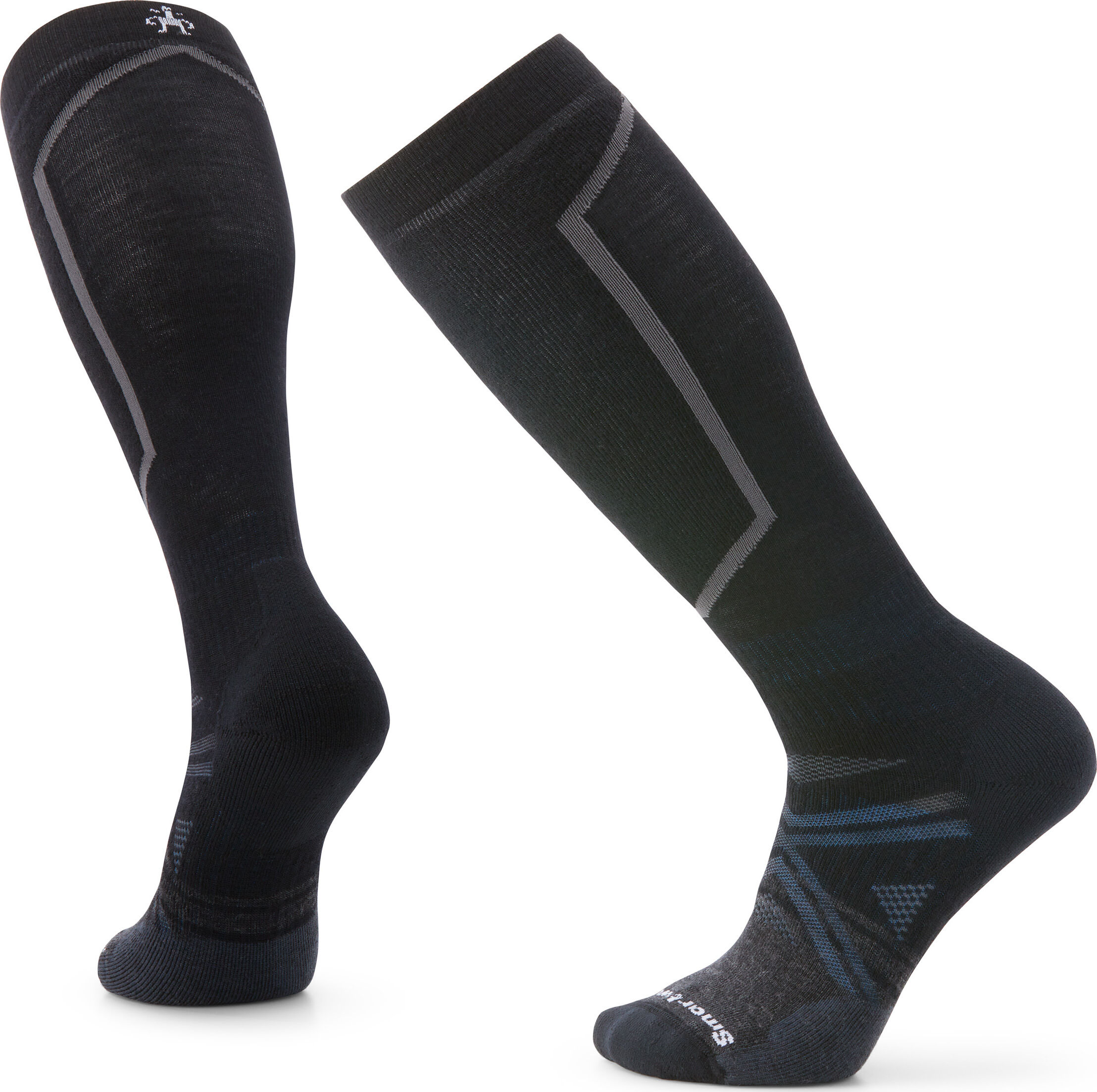 Smartwool Unisex Ski Full Cushion Over The Calf Socks Black 42-45