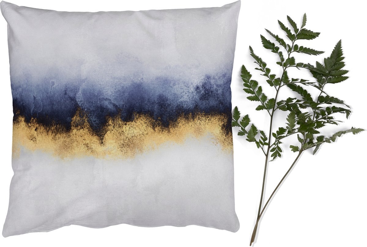 PillowMonkey Luxe Sierkussen Abstract Goud 60x60 cm