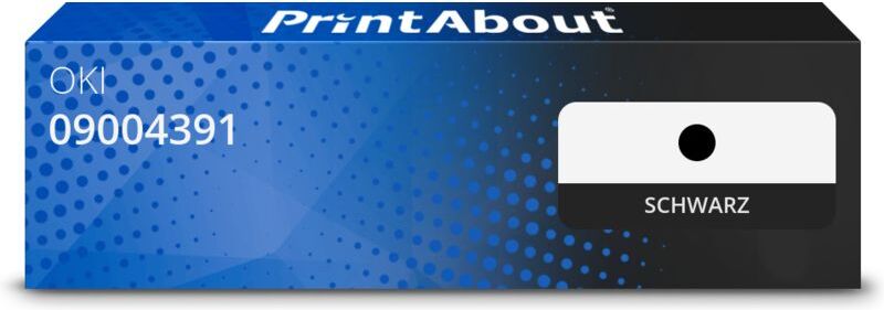 PrintAbout Toner kompatibel mit OKI 09004391 - Schwarz