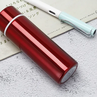 Cozy Casa Charm Mini Stainless Steel Thermos Leakproof Pocket Coffee Vacuum Flask red