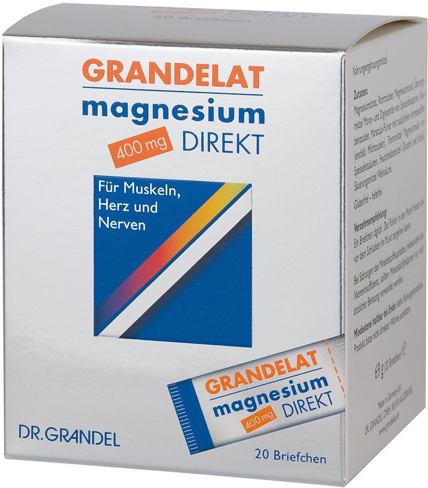 DR. GRANDEL Magnesium Direkt 400 mg Grandelat Pulver 20 St