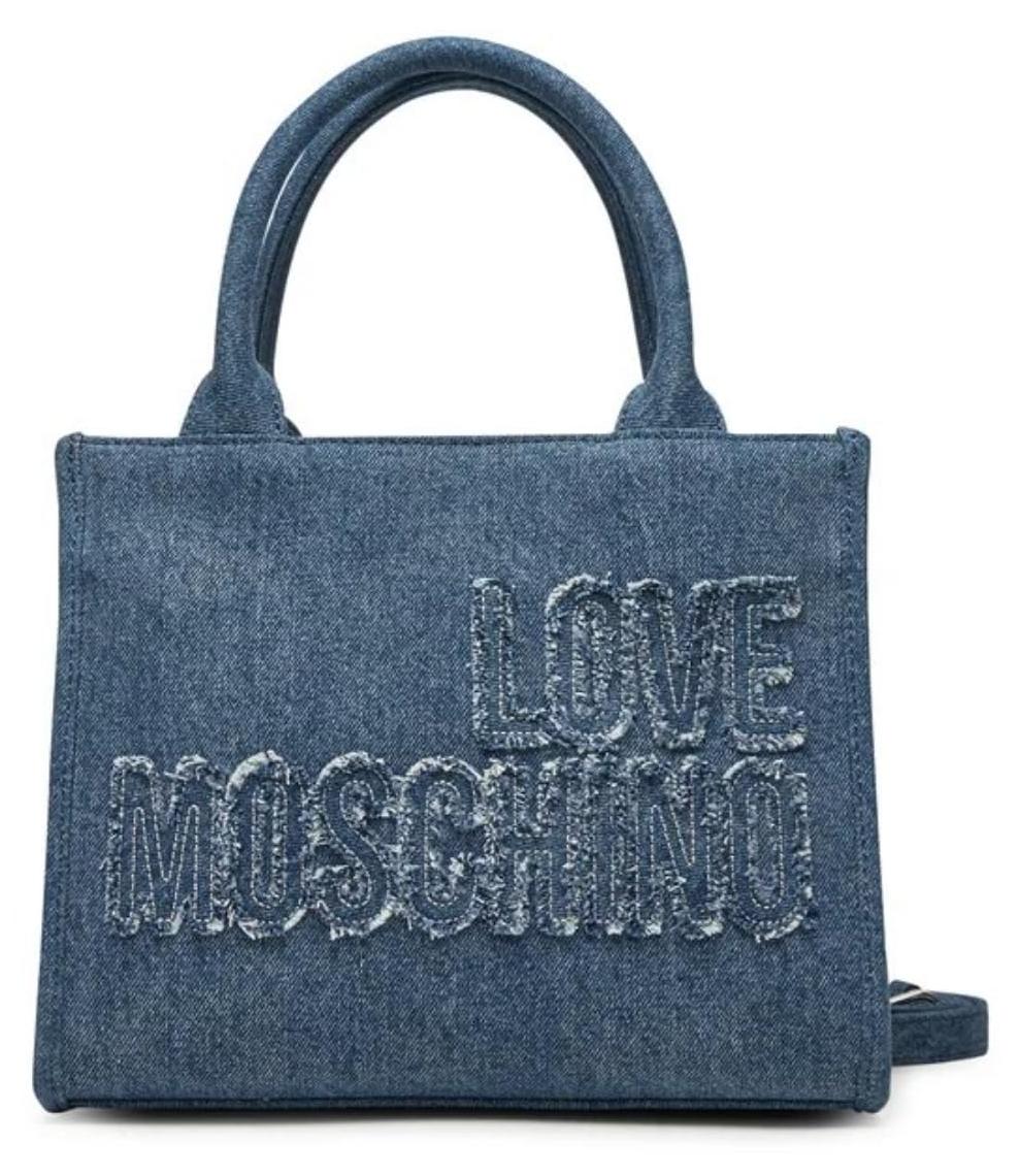 Love Moschino POLJC4244PP0MKM0750U, Umhängetasche für Damen, Dunkelblau, dunkelb