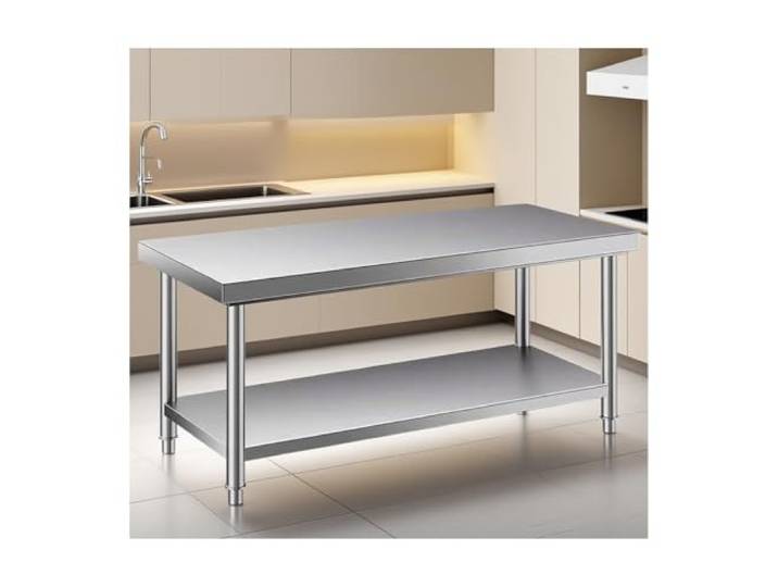 MNUvxzaewf Küchentisch, doppelschichtiges Design, stabile Tragfähigkeit(140 * 40 * 80cm/55.1 * 15.7 * 31.5in)