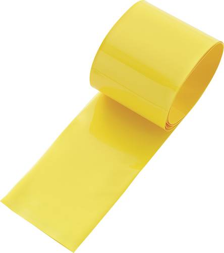 TRU Components 93014c85a Akkuschrumpfschlauch ohne Kleber Gelb 19mm 9.50mm Schrumpfrate:2:1
