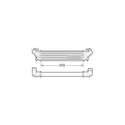 DENSO Ladeluftkühler dit09114 für Fiat