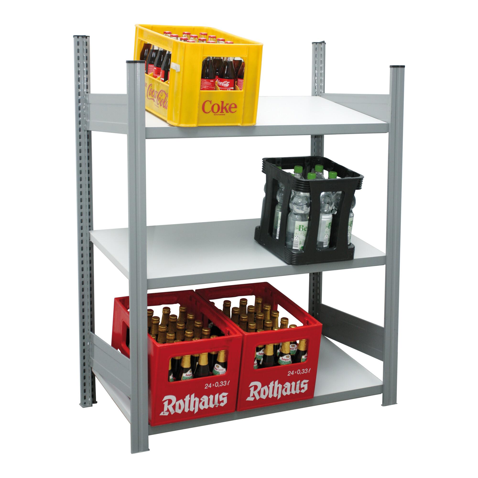 Regalwerk BERT Getränkekistenregal Grundfeld Steckregal HxBxT 1330x (B3-90250-K)