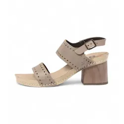 Art für Damen. 1186411EW003_039 Ledersandalen 1864 Wish grau (39), 5 bis 8 cm, Schnalle, Lässig