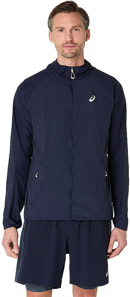 ASICS Herren Laufjacke Road Packable dunkelblau   XL M