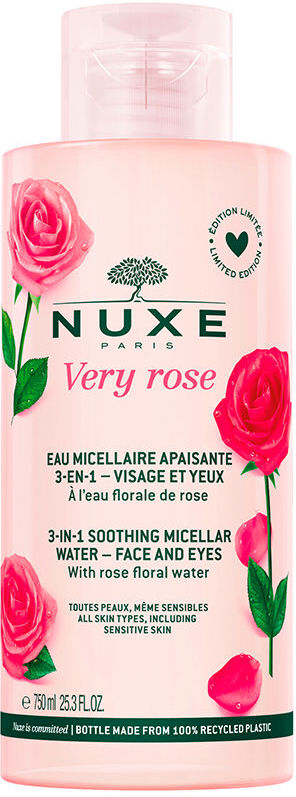 Nuxe Very Rose agua micelar calmante 3en1 todas las pieles 750 ml