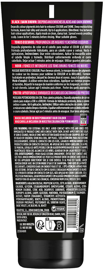 Revlon Mass Market Máscara intensificadora de cor Colorstay #preto