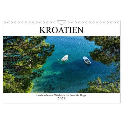 Kroatien - Landschaften am Mittelmeer (Wandkalender 2026 DIN A4 quer), CALVENDO Monatskalender