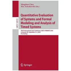 Quantitative Evaluation of Systems and Formal Modeling and Analysis of Timed Systems, Fachbücher von Mingshuai Chen, Max Tschaikowski