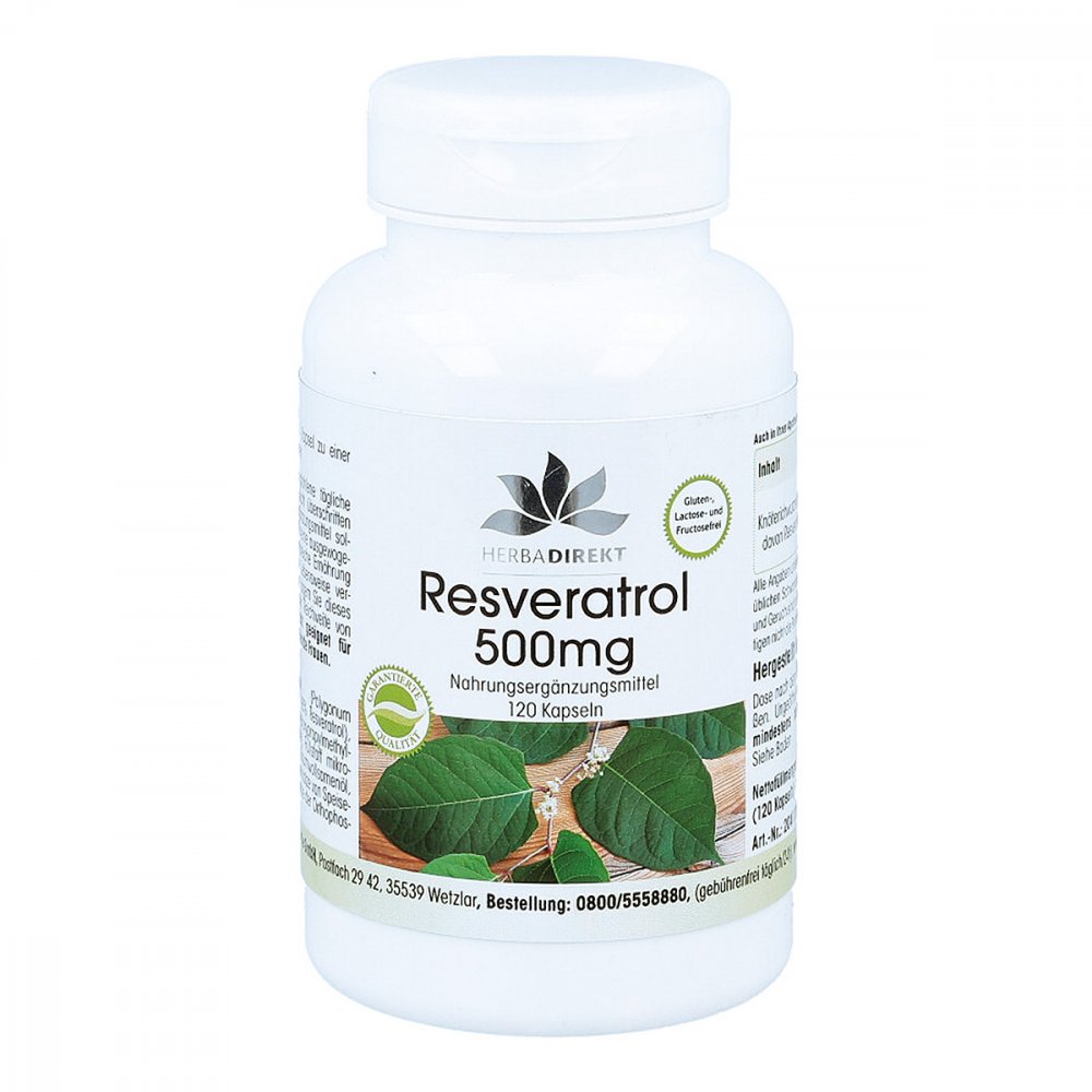 Warnke Vitalstoffe GmbH Resveratrol 500 mg Kapseln 15871781