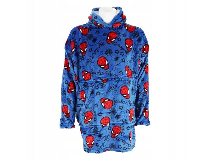 Spider-Man Hoodie Fleece deken\, True Hero - Kind - One Size