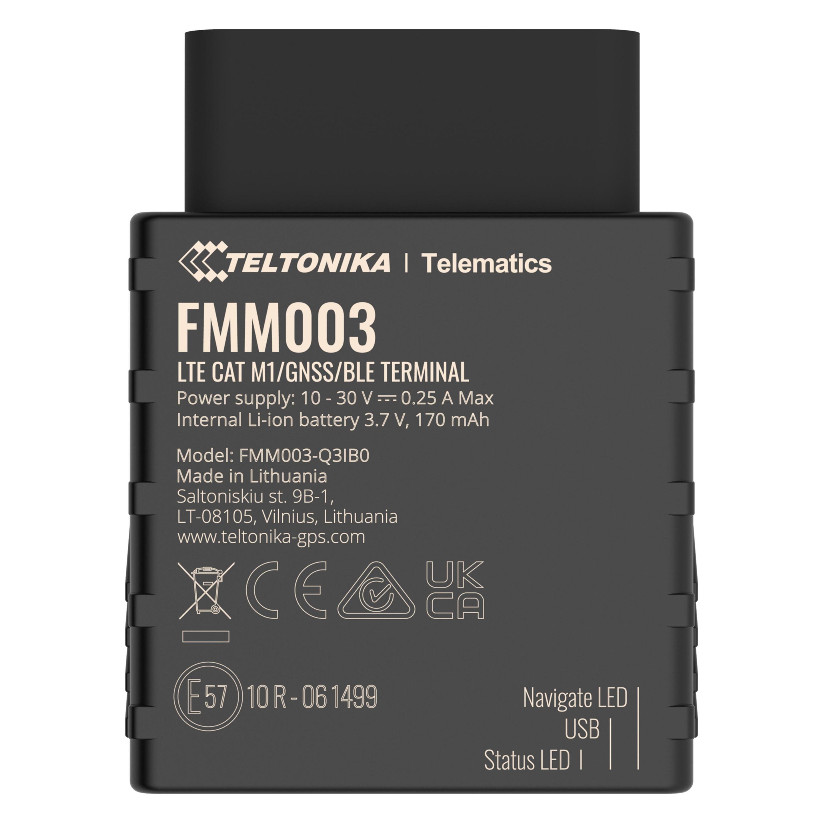 Teltonika Telematics FMM03 4G LTE Cat M1 Tracker (FMM0037FBP01)