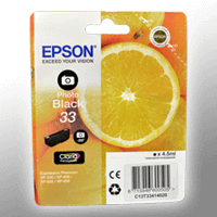 Epson Tinte C13T334140 foto schwarz 33
