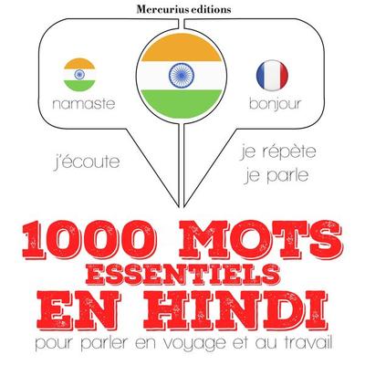 1000 mots essentiels en hindi - JM Gardner, Audio, 9782821113961